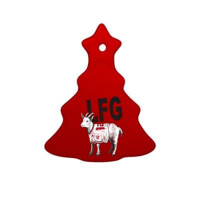 Brady Goat LFG Ceramic Tree Ornament