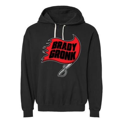 Brady Gronk Tampa Bay Flag Garment-Dyed Fleece Hoodie