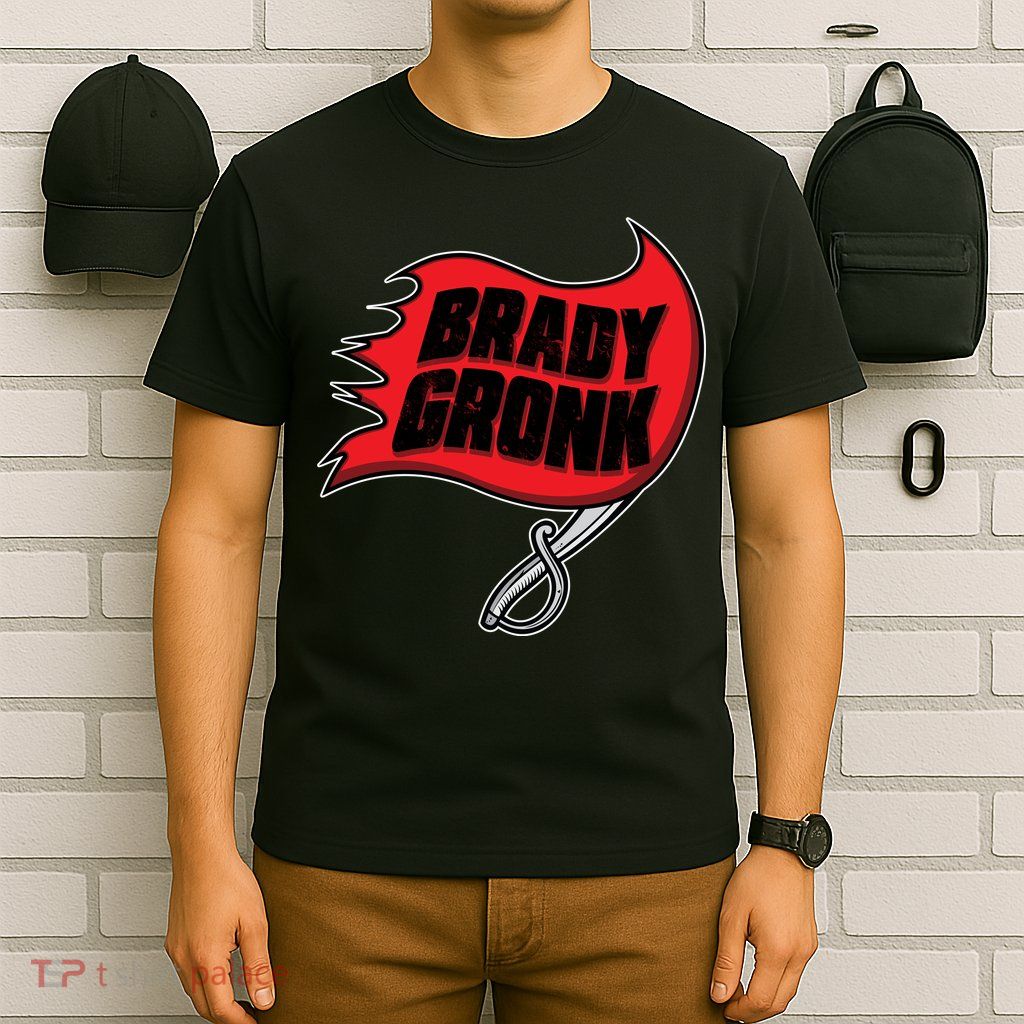 Brady Gronk Tampa Bay Flag T-Shirt
