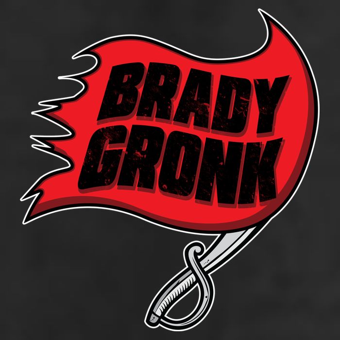 Brady Gronk Tampa Bay Flag Adult Drive Performance Visor