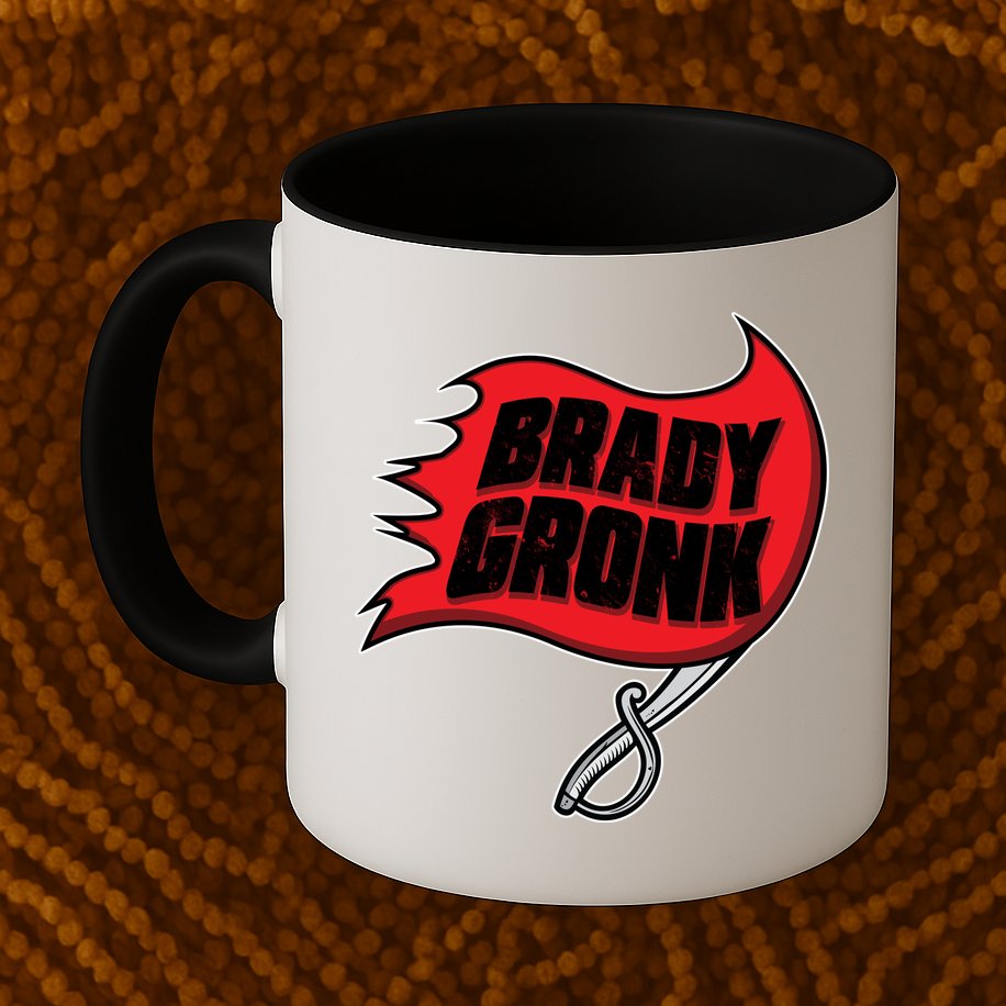 Brady Gronk Tampa Bay Flag Mug