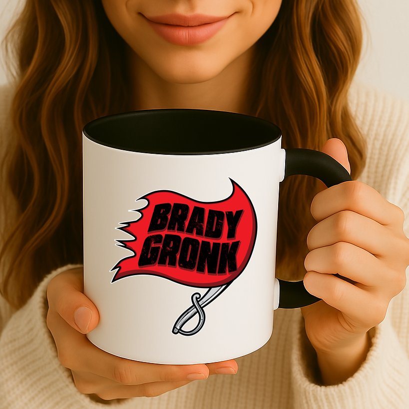 Brady Gronk Tampa Bay Flag Mug