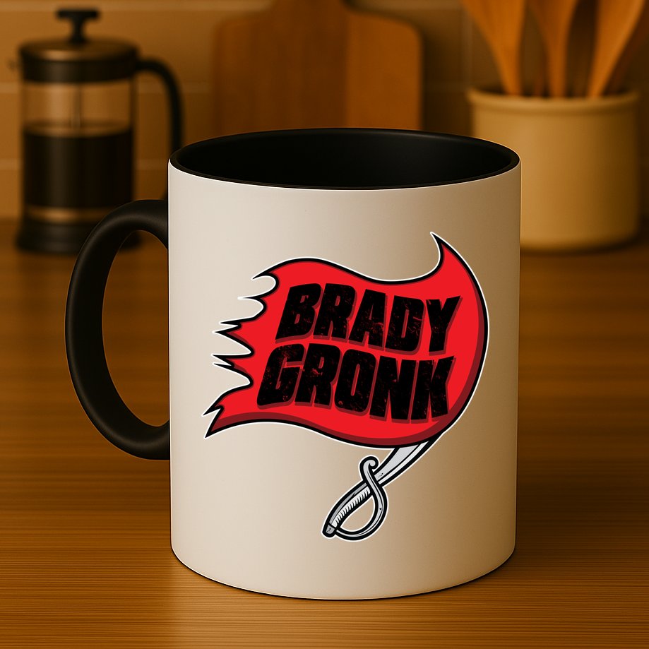 Brady Gronk Tampa Bay Flag Mug