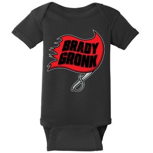 Brady Gronk Tampa Bay Flag Baby Bodysuit