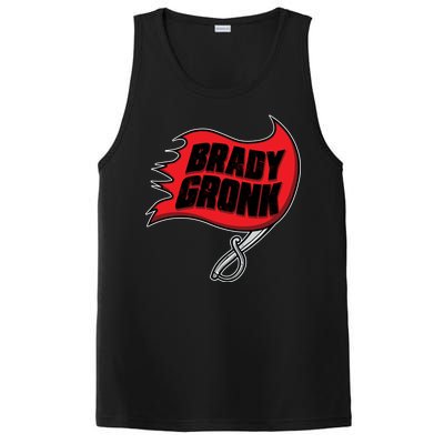 Brady Gronk Tampa Bay Flag PosiCharge Competitor Tank