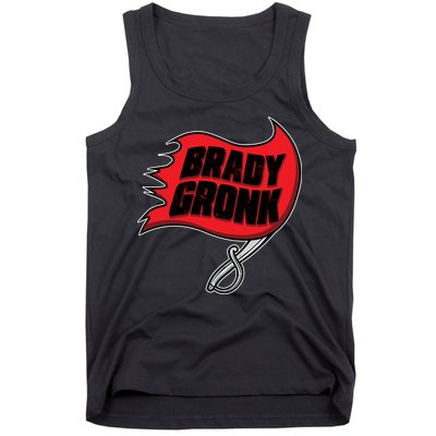 Brady Gronk Tampa Bay Flag Tank Top