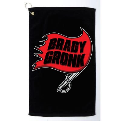 Brady Gronk Tampa Bay Flag Golf Towel