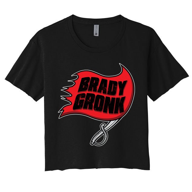 Brady Gronk Tampa Bay Flag Crop Top