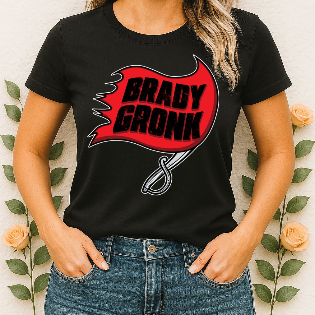 Brady Gronk Tampa Bay Flag Womens T-Shirt