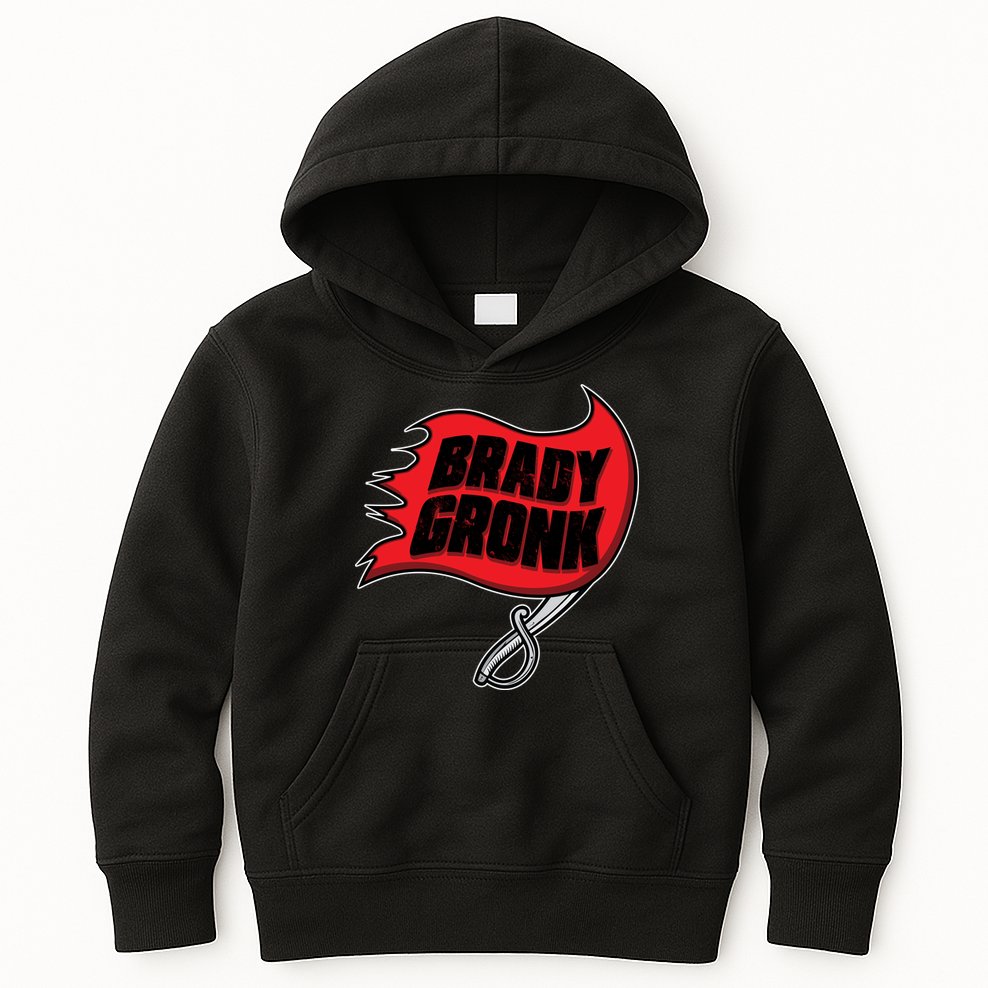 Brady Gronk Tampa Bay Flag Kids Hoodie
