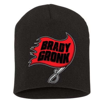 Brady Gronk Tampa Bay Flag Short Acrylic Beanie