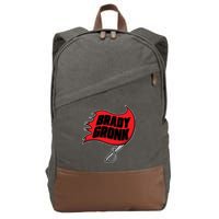Brady Gronk Tampa Bay Flag Cotton Canvas Backpack