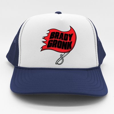 Brady Gronk Tampa Bay Flag Trucker Hat