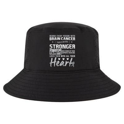 Brain Cancer Awareness Strong Family Cool Comfort Performance Bucket Hat