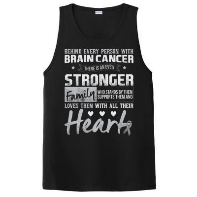 Brain Cancer Awareness Strong Family PosiCharge Competitor Tank