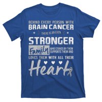 Brain Cancer Awareness Strong Family T-Shirt