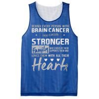 Brain Cancer Awareness Strong Family Mesh Reversible Basketball Jersey Tank