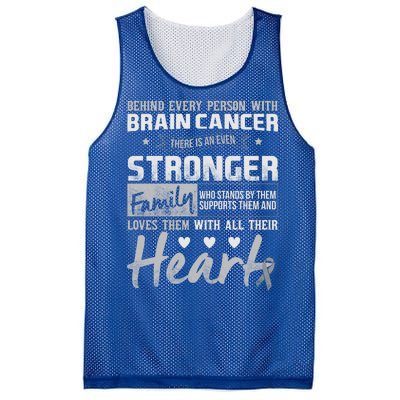 Brain Cancer Awareness Strong Family Mesh Reversible Basketball Jersey Tank