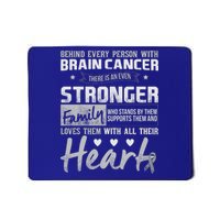 Brain Cancer Awareness Strong Family Mousepad