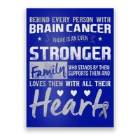 Brain Cancer Awareness Strong Family Poster