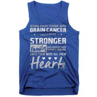 Brain Cancer Awareness Strong Family Tank Top