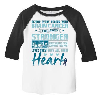 Brain Cancer Awareness Strong Family Toddler Fine Jersey T-Shirt