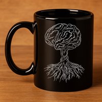 Brain Tree 11oz C Handle Ceramic Mug