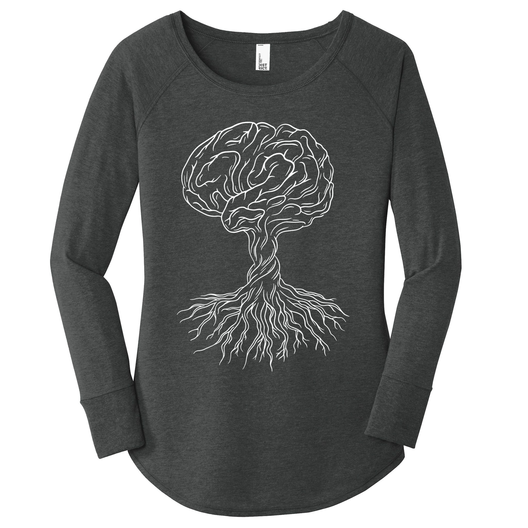 Brain Tree Women's Perfect Tri Tunic Long Sleeve Shirt