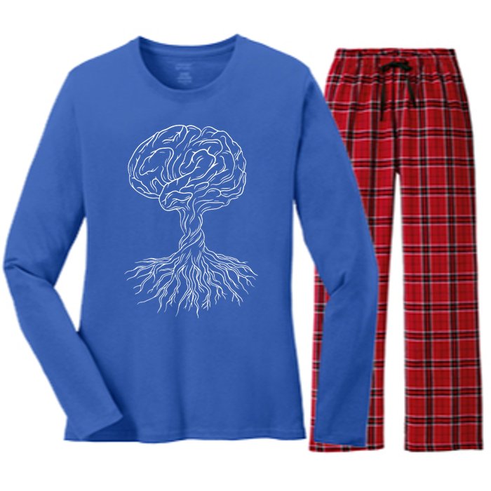 Brain Tree Women's Long Sleeve Flannel Pajama Set 