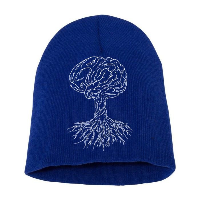 Brain Tree Short Acrylic Beanie