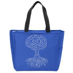 Brain Tree Zip Tote Bag