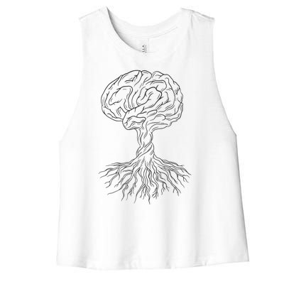 Brain Tree Women's Racerback Cropped Tank