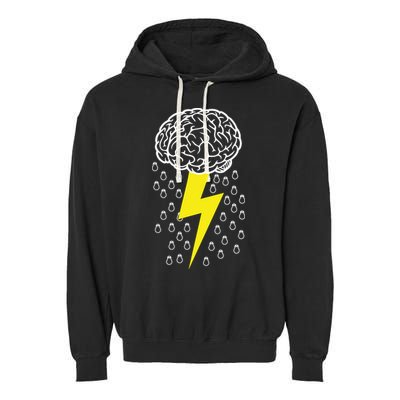 Brainstorm Lightning Cloud Garment-Dyed Fleece Hoodie