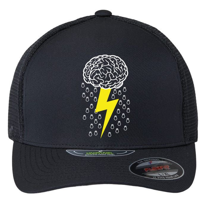 Brainstorm Lightning Cloud Flexfit Unipanel Trucker Cap