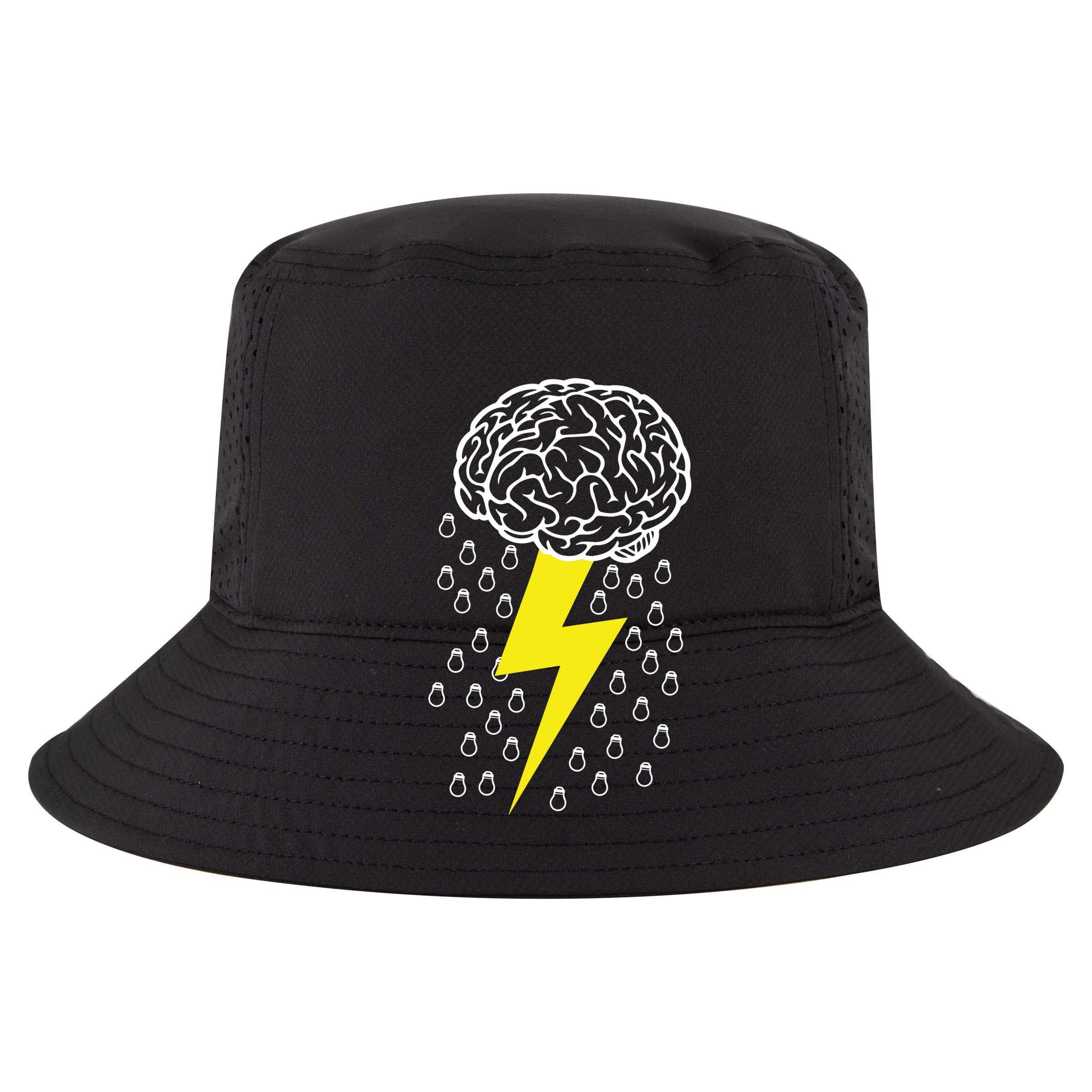 Brainstorm Lightning Cloud Cropped Pullover Crew