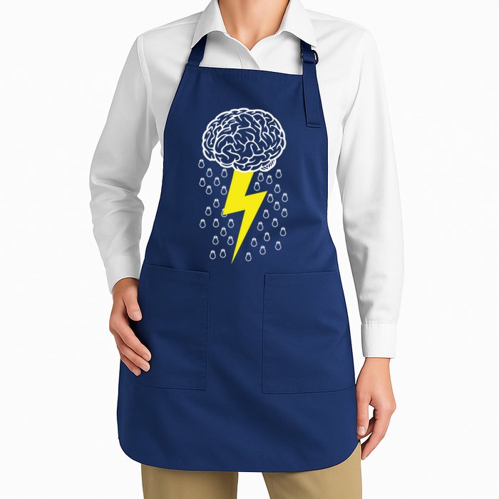 Brainstorm Lightning Cloud Full-Length Apron With Pockets