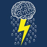 Brainstorm Lightning Cloud Full-Length Apron With Pockets