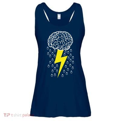 Brainstorm Lightning Cloud Ladies Essential Flowy Tank