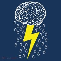 Brainstorm Lightning Cloud 16 in Basic Backpack