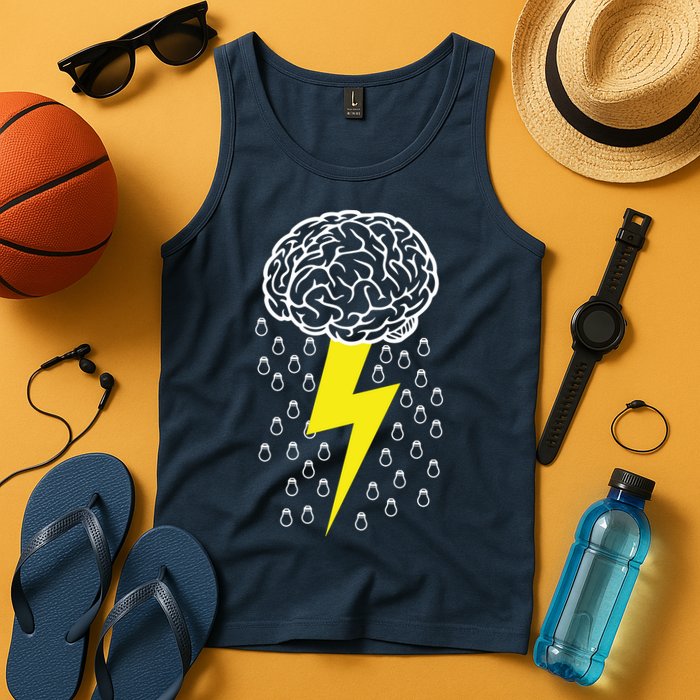 Brainstorm Lightning Cloud Tank Top