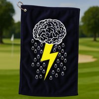 Brainstorm Lightning Cloud Golf Towel