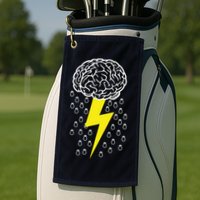 Brainstorm Lightning Cloud Golf Towel