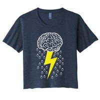Brainstorm Lightning Cloud Crop Top