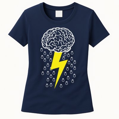 Brainstorm Lightning Cloud Womens T-Shirt