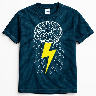 Brainstorm Lightning Cloud Kids Tie-Dye T-Shirt