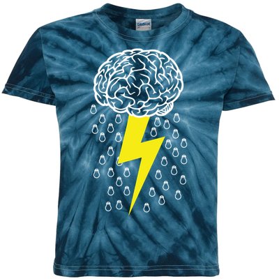 Brainstorm Lightning Cloud Kids Tie-Dye T-Shirt