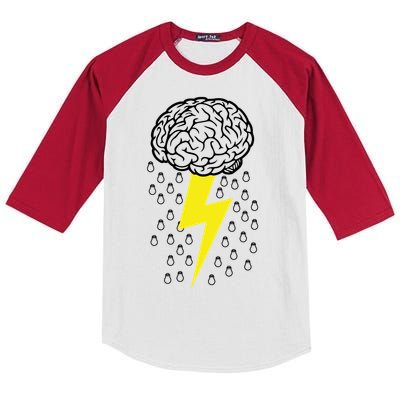 Brainstorm Lightning Cloud Kids Colorblock Raglan Jersey