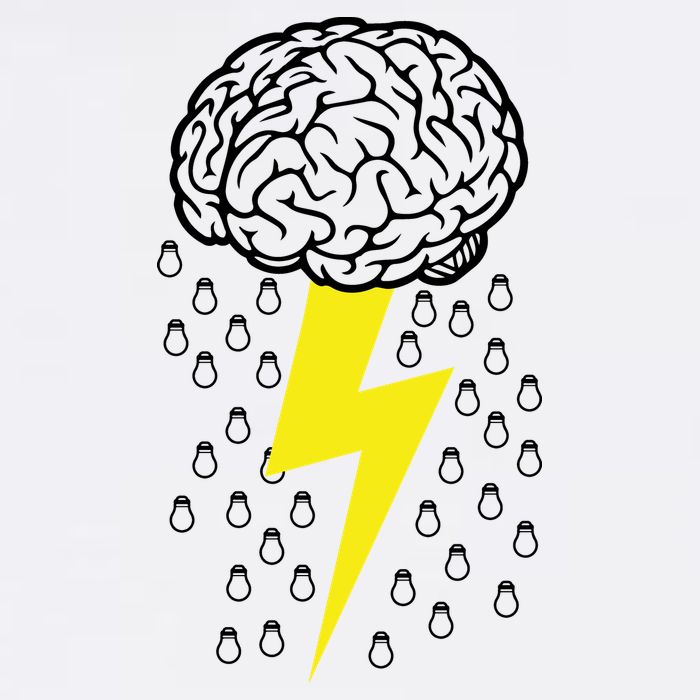 Brainstorm Lightning Cloud Garment-Dyed Sweatshirt