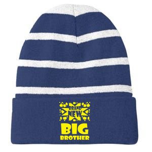 Brand New Big Brother Striped Beanie with Solid Band