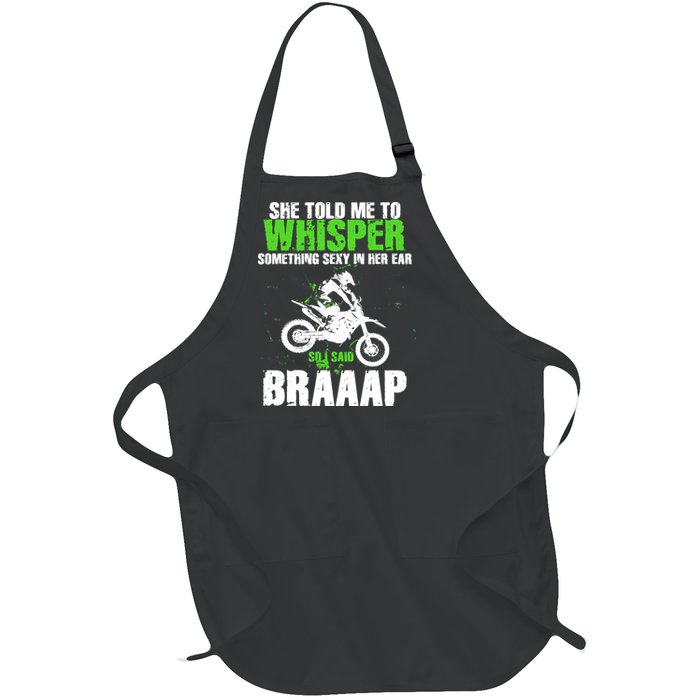 BRAPPP Motocross  Full-Length Apron With Pockets